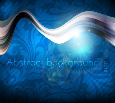 lüks parlak bahar ya da yaz tebrik kartı. vektör. ile sorunsuz süsleme