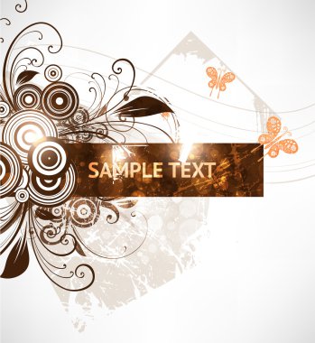 vintage davetiyeli çiçek süsleme