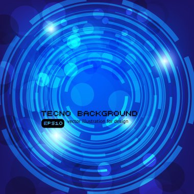 retro tasarlamak teknoloji vektör arka plan iş tasarım daireler