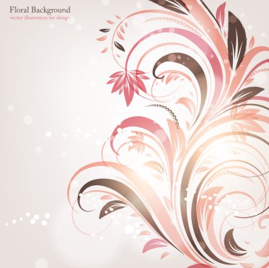 el ile tebrik vektör kartı retro tasarım çiçek, çiçek arka plan çekilmiş