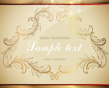 soyut desen tasarımı için. çiçek retro öğeler için arka plan