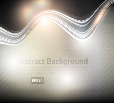 metal tebrik kartı. vektör