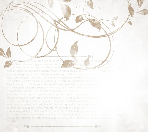 レトロなデザインのヴィンテージの花の背景をベクトルします。 — ストックベクタ