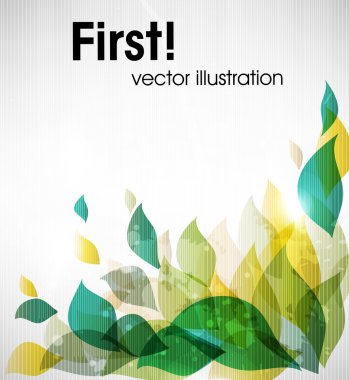 soyut flora arka plan