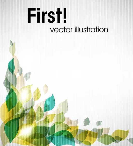 Pozadí abstraktní flora — Stockový vektor