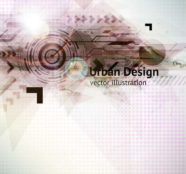 Résumé Techno Vector Background . — Image vectorielle