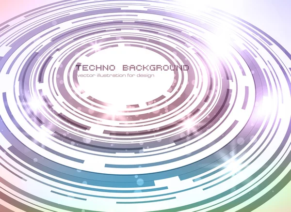 Abstracto techno fondo vector — Vector de stock