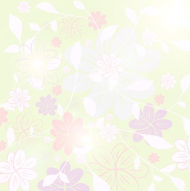 Bahar vektör veya arka plan yaz