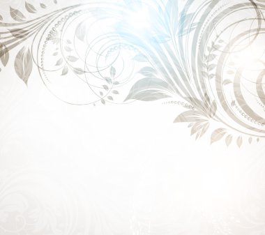 retro tasarım vektör vintage çiçek arka plan