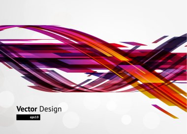 soyut sinek altıgen şekiller vektör arka plan