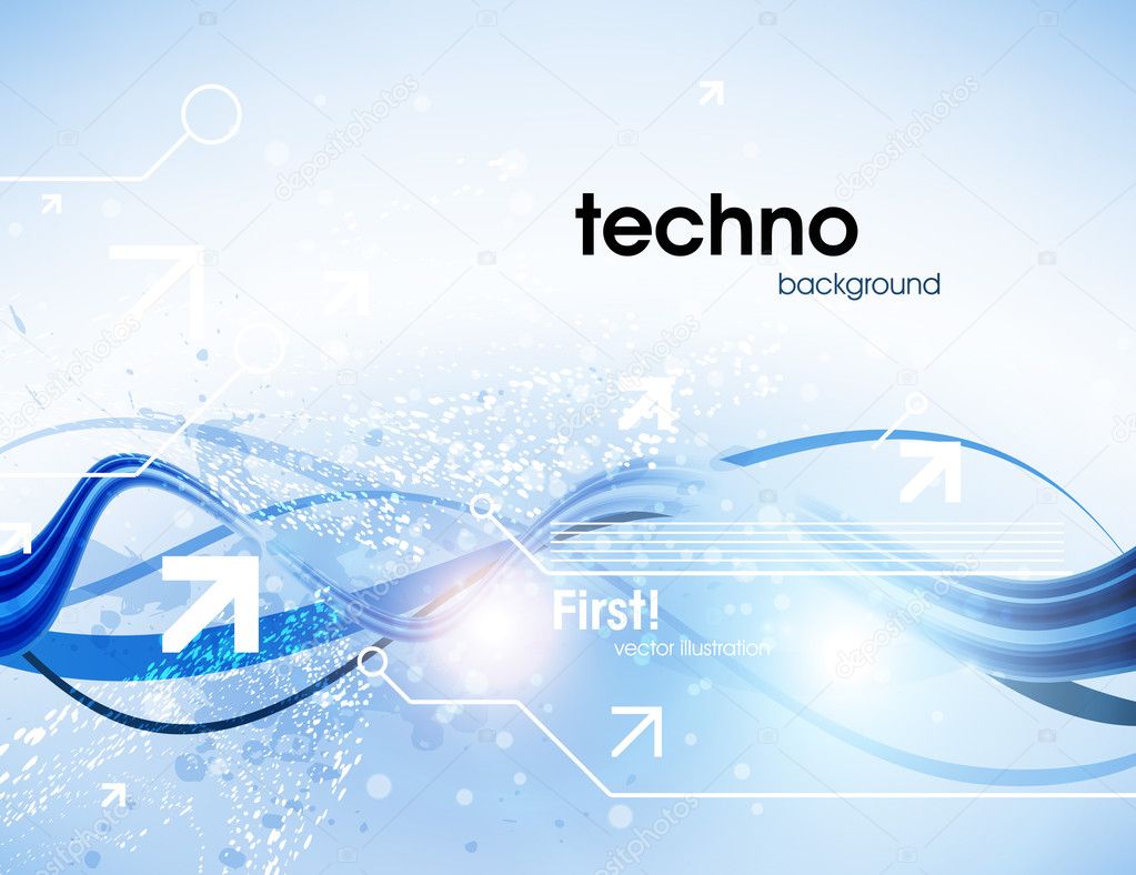 Technology web background