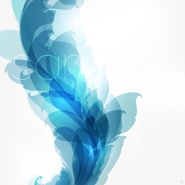 Fundo azul vintage abstrato para design — Vetor de Stock