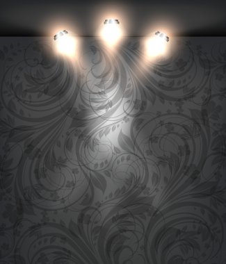 çiçek sorunsuz arka plan boş mağazası.