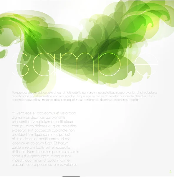 Abstrakte Vintage grünen Hintergrund für Design — Stockvektor