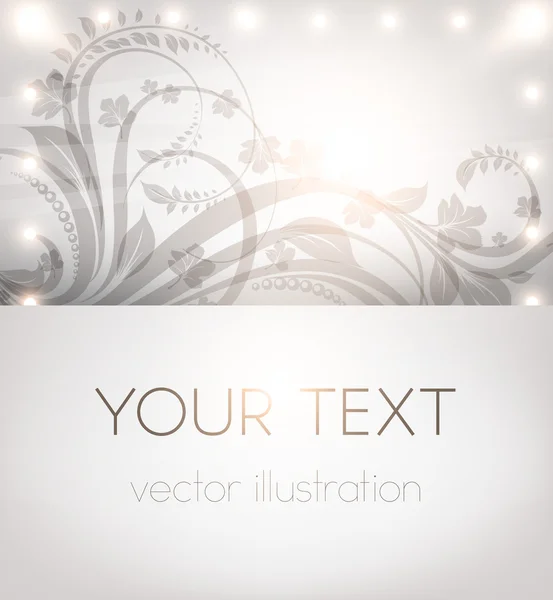 Classical wallpaper with a flower pattern for business retro design. vector Stock Illustration