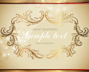 soyut desen tasarımı için. çiçek retro öğeler için arka plan