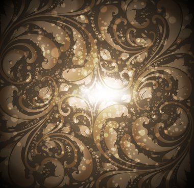 çiçek desenli duvar kağıdı tasarımı, siyah için dikişsiz çiçek arka plan.