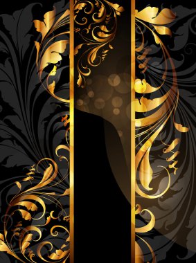 Yaz beyaz, siyah golden afiş