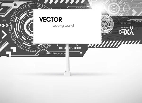 Techno-Hintergrund für Design — Stockvektor