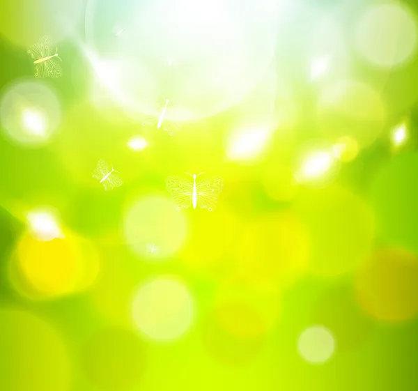 Vektor grün glänzenden Hintergrund — Stockvektor