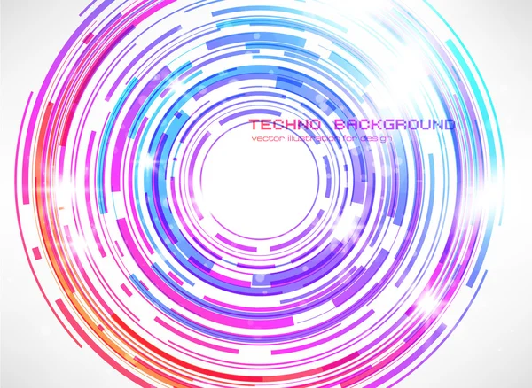 Abstracte techno achtergrond vector — Stockvector