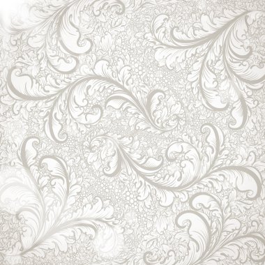 kesintisiz beyaz damask duvar kağıdı