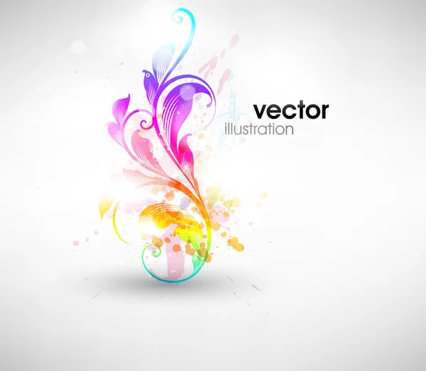 Virágos háttér — Stock Vector