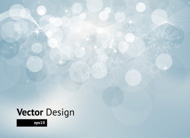 soyut mavi kar tanesi arka plan