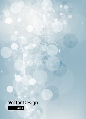 soyut mavi kar tanesi arka plan