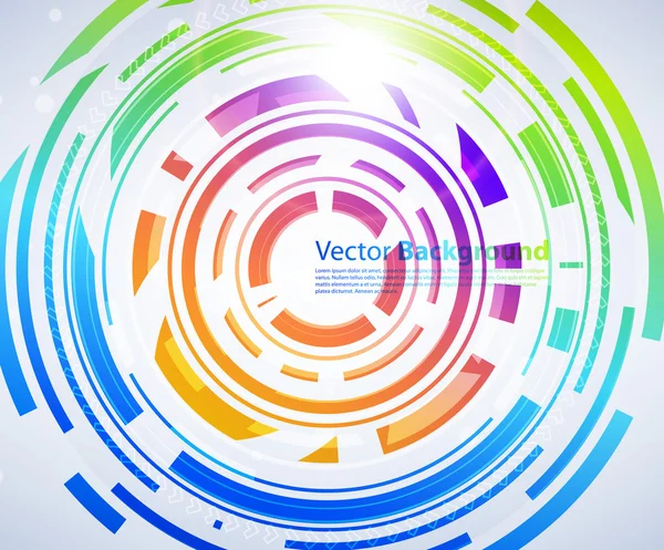 Abstracte techno achtergrond vector — Stockvector