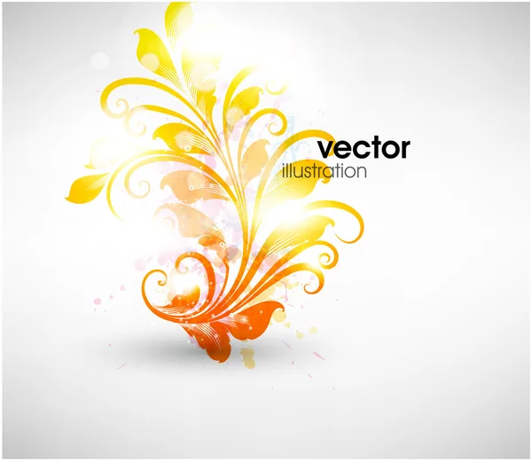 Fondo floral — Vector de stock