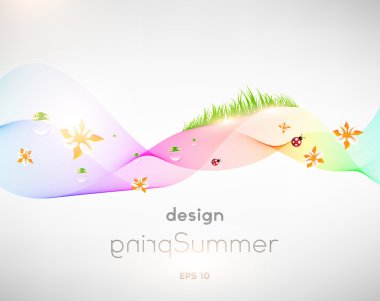 çiçekli soyut modern çiçek başlık sayfası