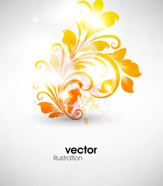 Fundo floral — Vetor de Stock