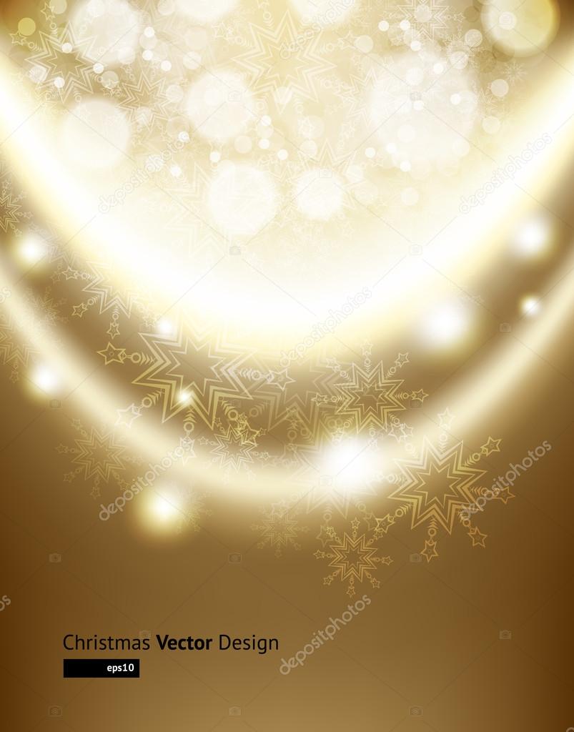 Abstract Beige, gold Snowflake background