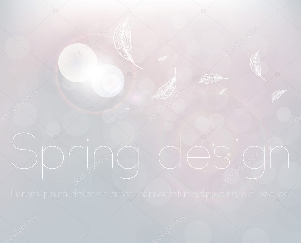 Luxury bright abstract greeting card. Vector spring or summer background