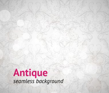 kesintisiz beyaz damask duvar kağıdı