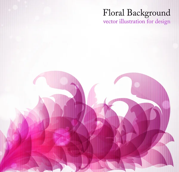 Fondo floral — Vector de stock