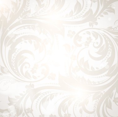 kesintisiz beyaz damask duvar kağıdı