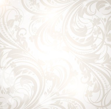 kesintisiz beyaz damask duvar kağıdı