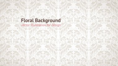 kesintisiz beyaz damask duvar kağıdı