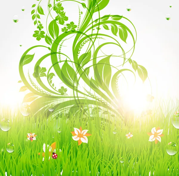 Spring background design — Stock Vector