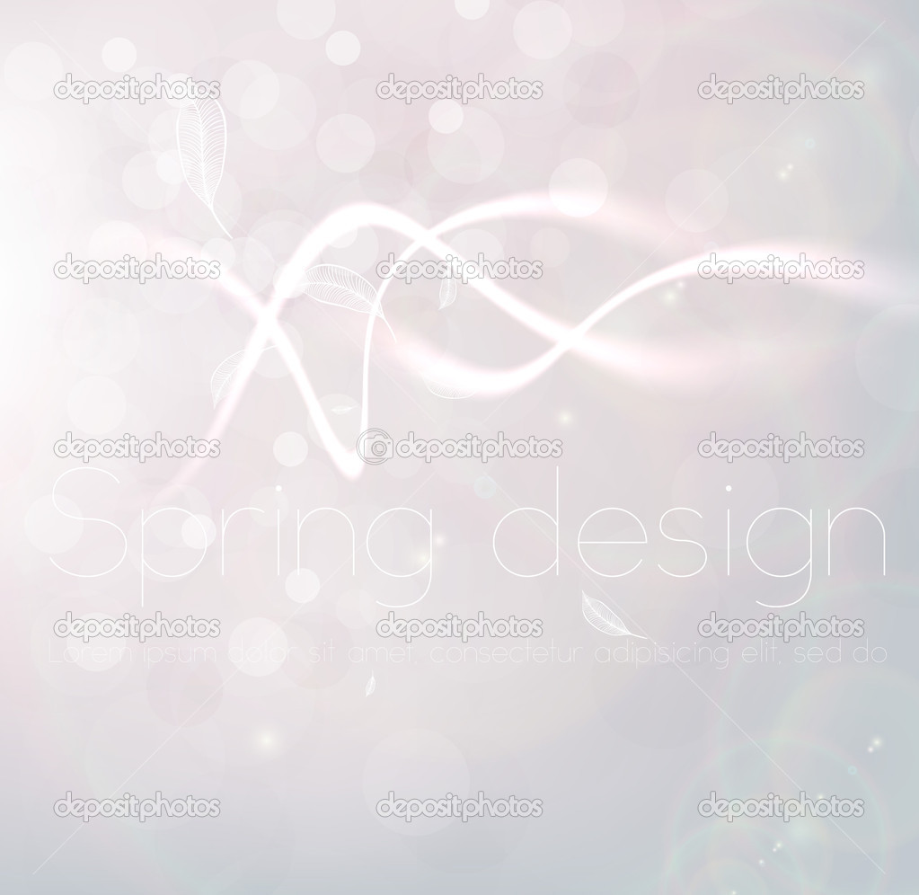 Luxury bright abstract greeting card. Vector spring or summer background