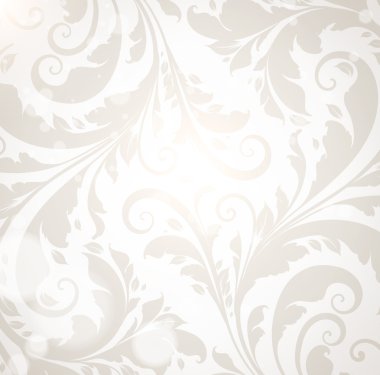 kesintisiz beyaz damask duvar kağıdı