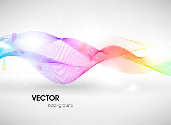 Векторная иллюстрация мягкого цветного абстрактного фона