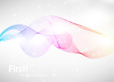 Vector illustration of soft colored abstract background clipart