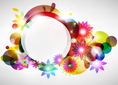 soyut çiçek bahar arka plan.