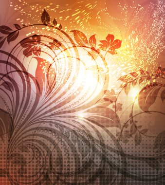 lüks bahar kartpostal. yaz tasarım çiçek çiçek süsleme.