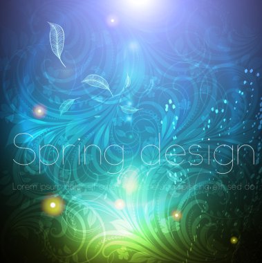 tasarlamak vektör renkli parlak bahar ya da yaz çiçek arka plan tasarımı için çiçekler