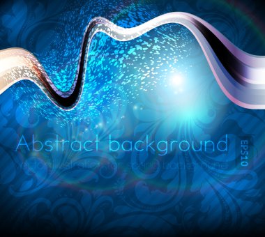 lüks parlak bahar ya da yaz tebrik kartı. vektör. ile sorunsuz süsleme