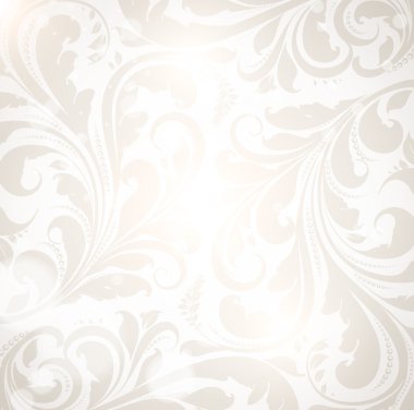 kesintisiz beyaz damask duvar kağıdı